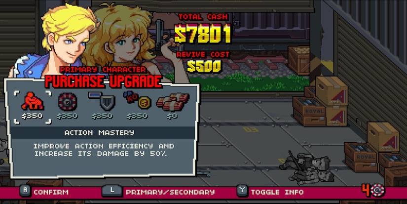 Action Mastery in Double Dragon Gaiden Rise of the Dragons