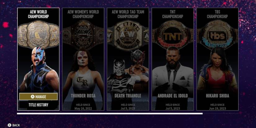 AEW Fight Forever changing title holder