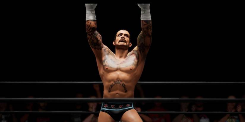 AEW Fight Forever CM Punk celebrating