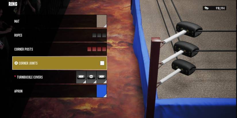 AEW Fight Forever - customizing cornerposts