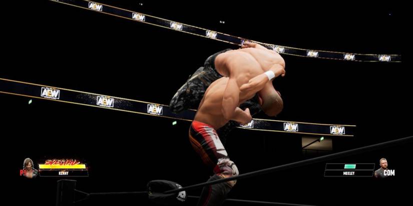 AEW Fight Forever - Kenny Omega with the avalanche One Winged Angel