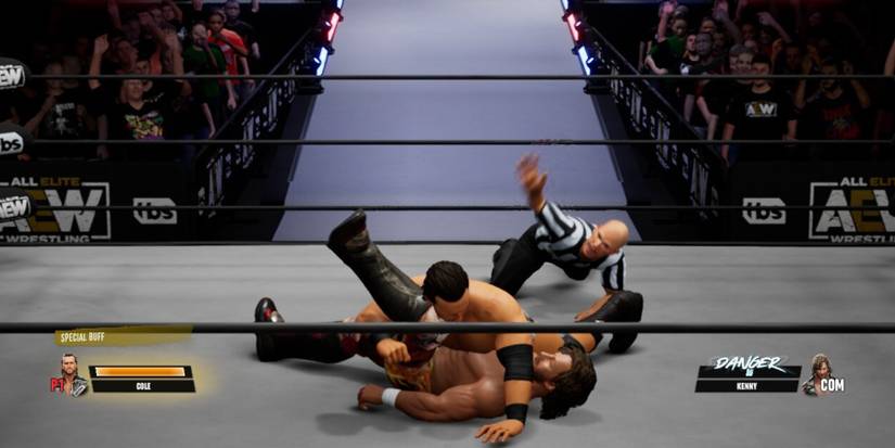 AEW Fight Forever pin attempt by Adam Cole