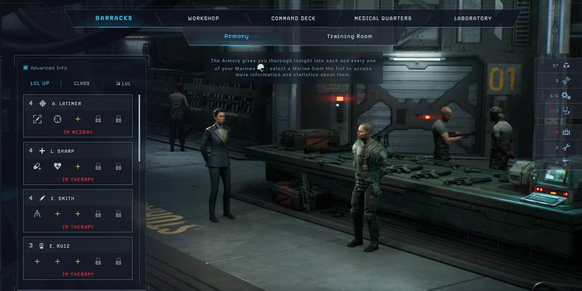 Aliens Dark Descent Barracks