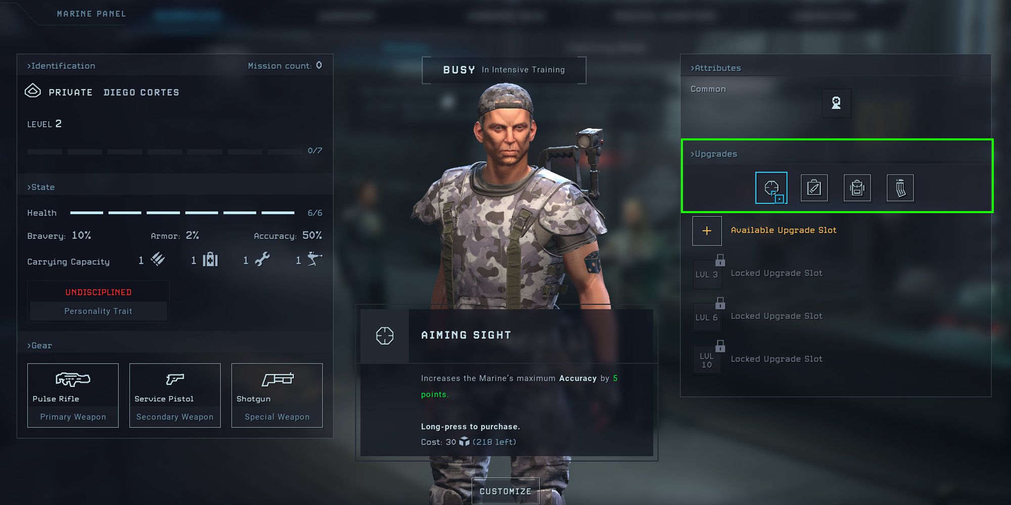Aliens Dark Descent How To Promote Marines