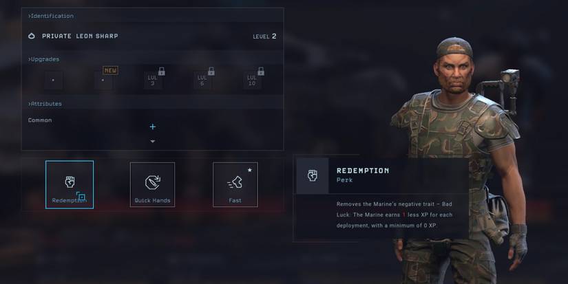 Aliens Dark Descent Redemption Perk