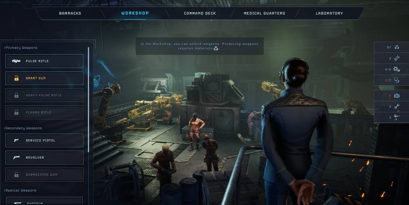 Aliens Dark Descent Workshop