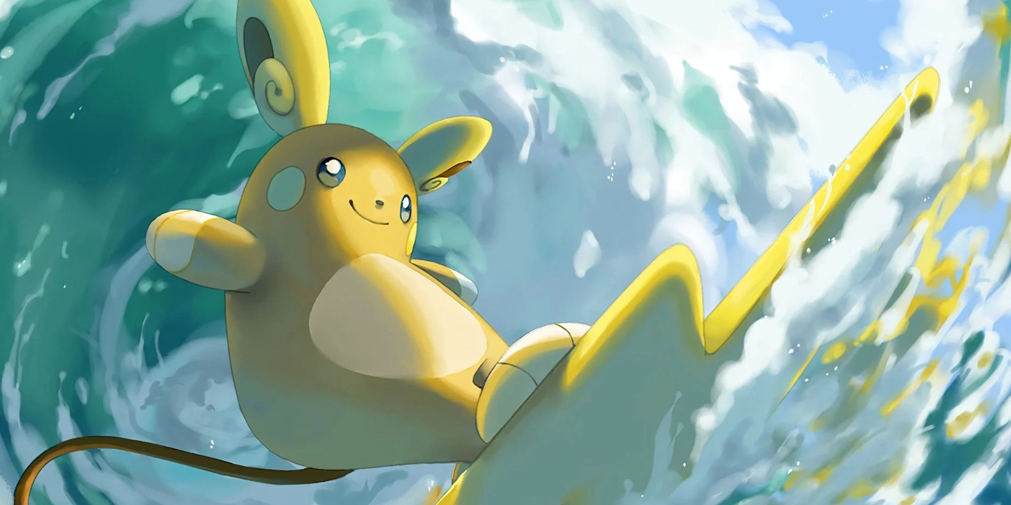 Alolan Raichu Pokemon Card Art