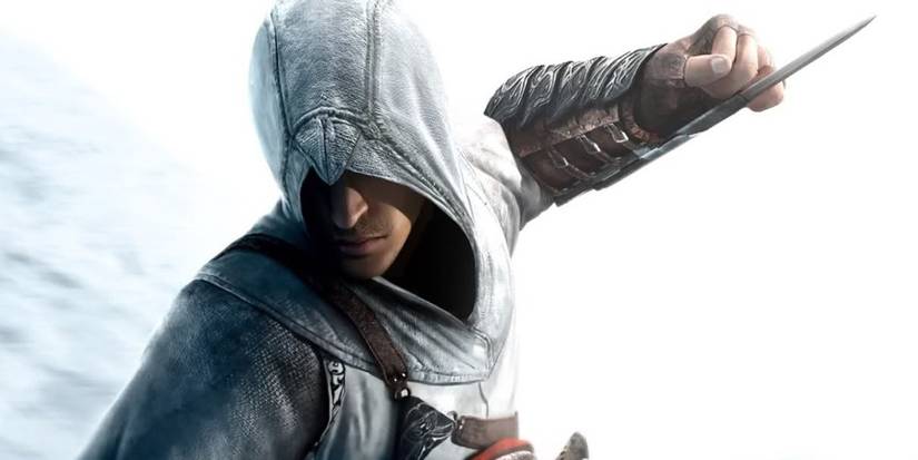 Altair About To Assassinate An Enemy With The Hidden Blade Assassin's Creed