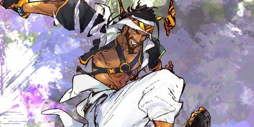 Rashid Jumping In The Air