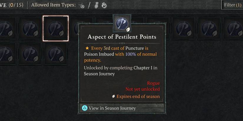 The Aspect of Pestilent Points in Diablo 4