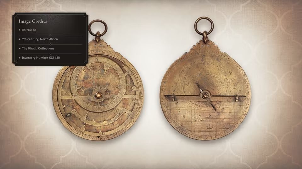 assassin's creed mirage history of baghdad astrolabe