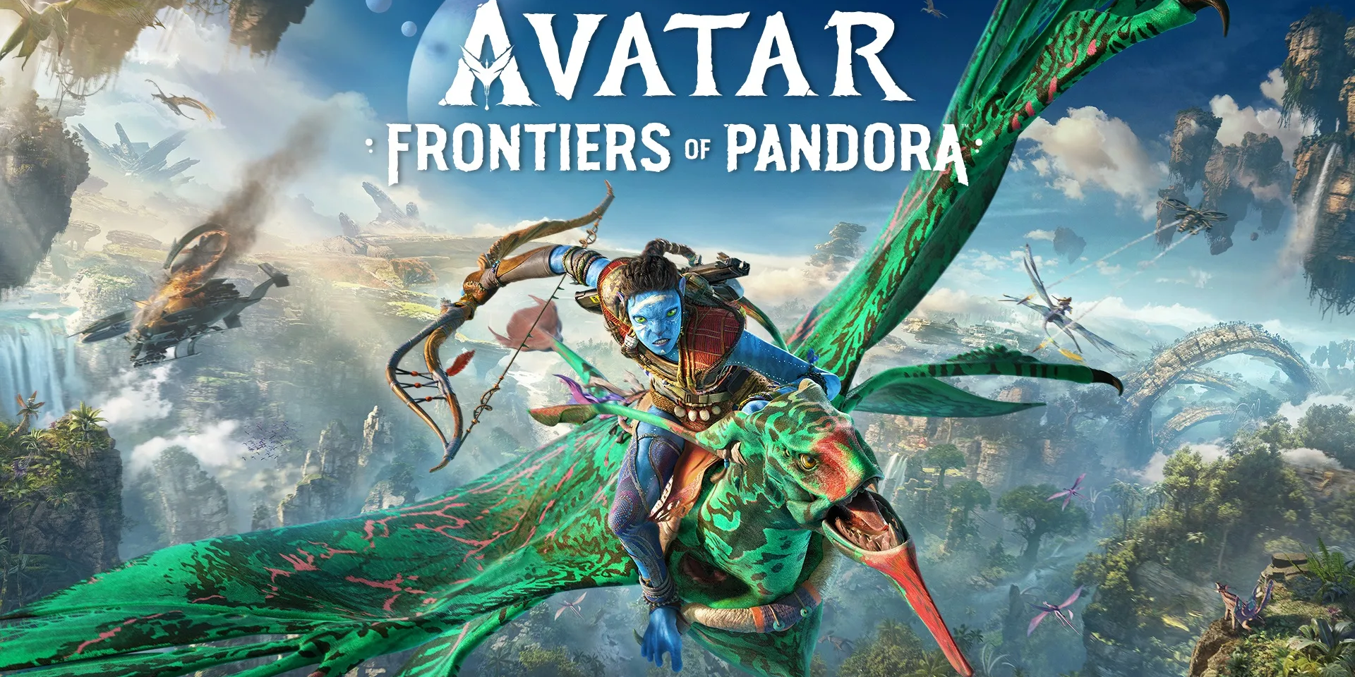 Avatar Frontiers of Pandora Na'vi Warrior Ikran Mountain Banshee Cropped