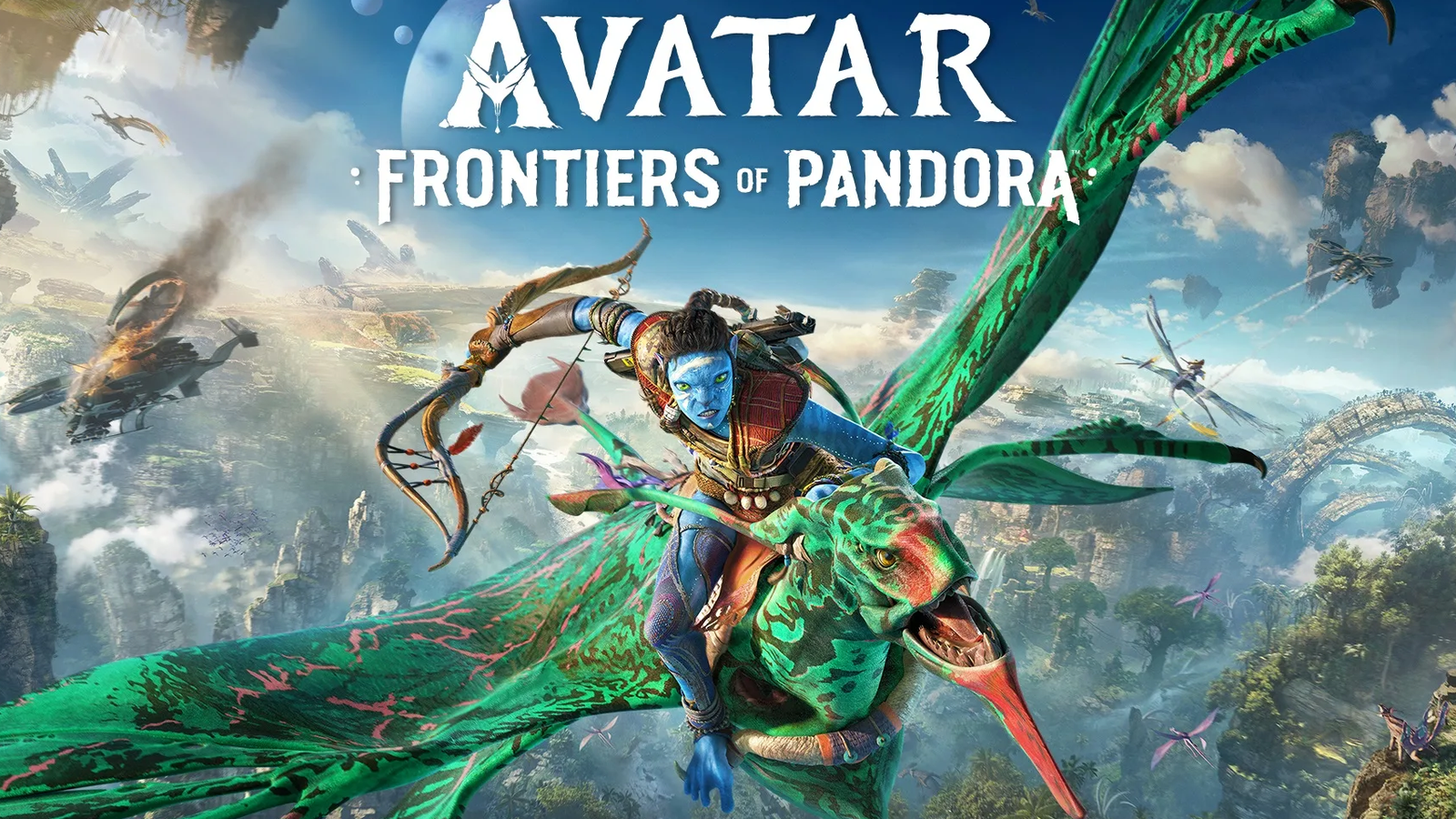 Avatar Frontiers of Pandora Na'vi Warrior Ikran Mountain Banshee Cropped