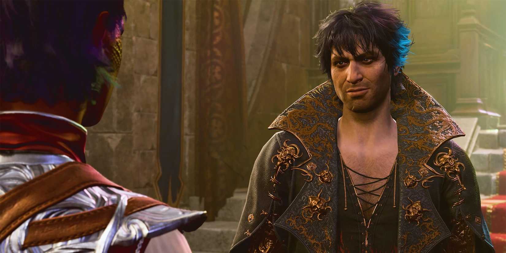 Baldur's Gate 3 Talking to Lord Enver Gortash