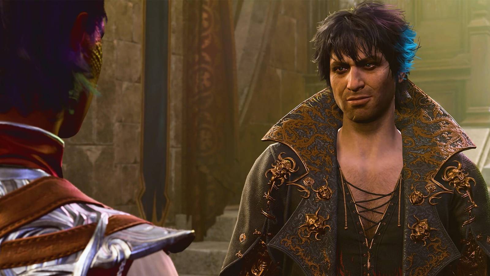 Baldur's Gate 3 Talking to Lord Enver Gortash