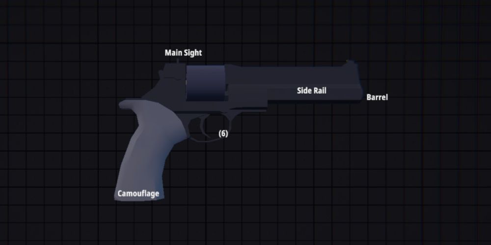 BattleBit Unica heavy caliber pistol revolver.
