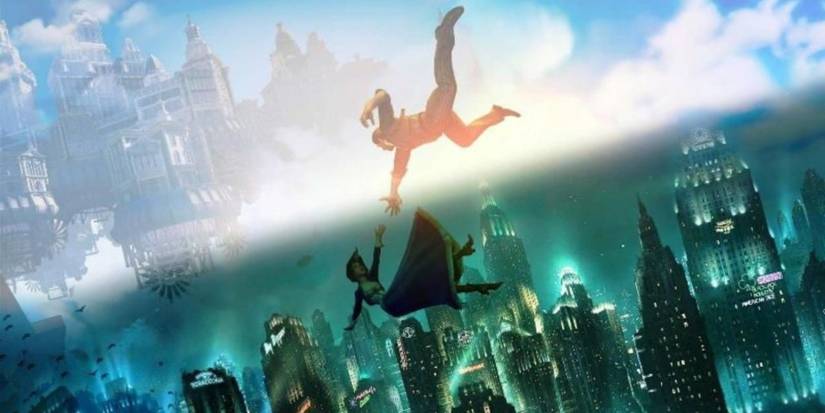 BioShock Inifnite Falling into Rapture