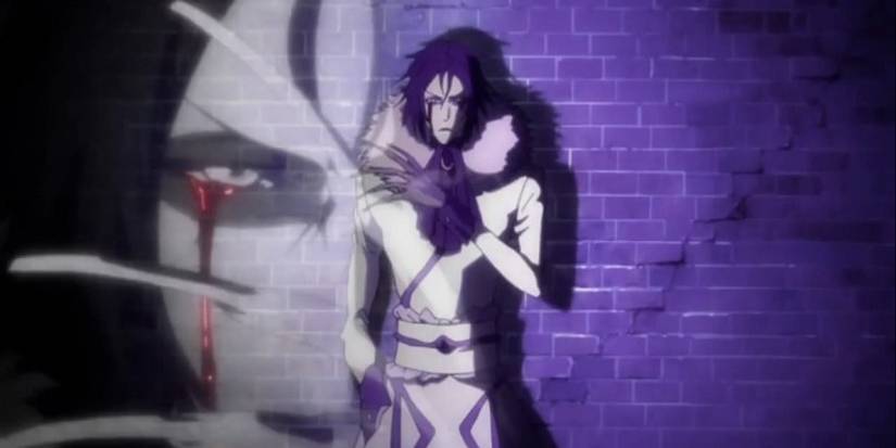 Muramasa crying a tear of blood in the eleventh opening of Bleach