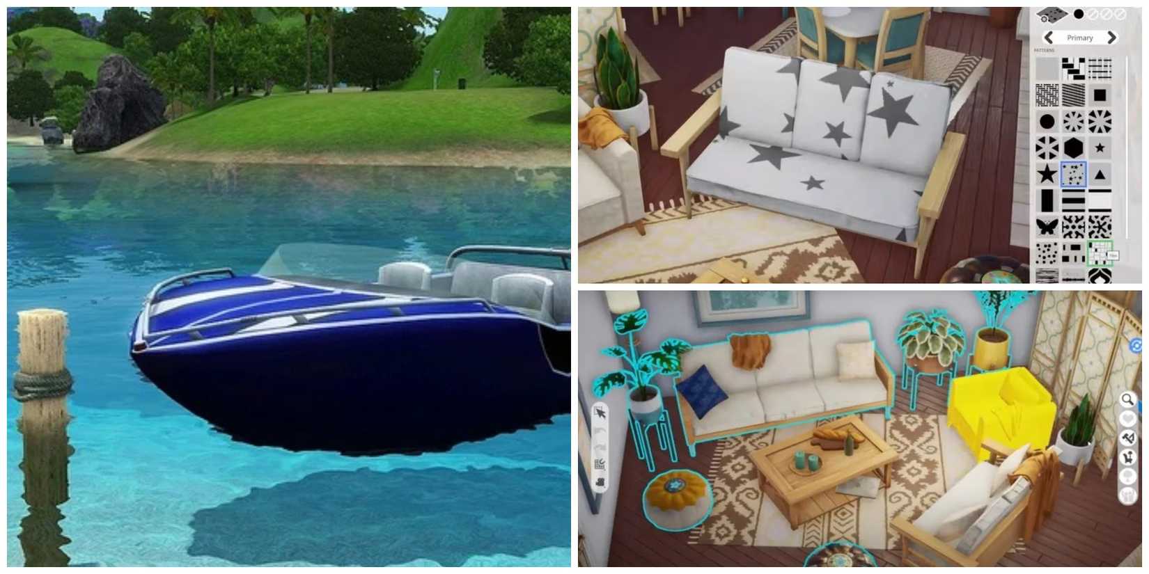 The Sims 3 Boats and Customizable Furniture in Project Rene