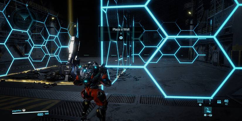 Building a wall in Exoprimal