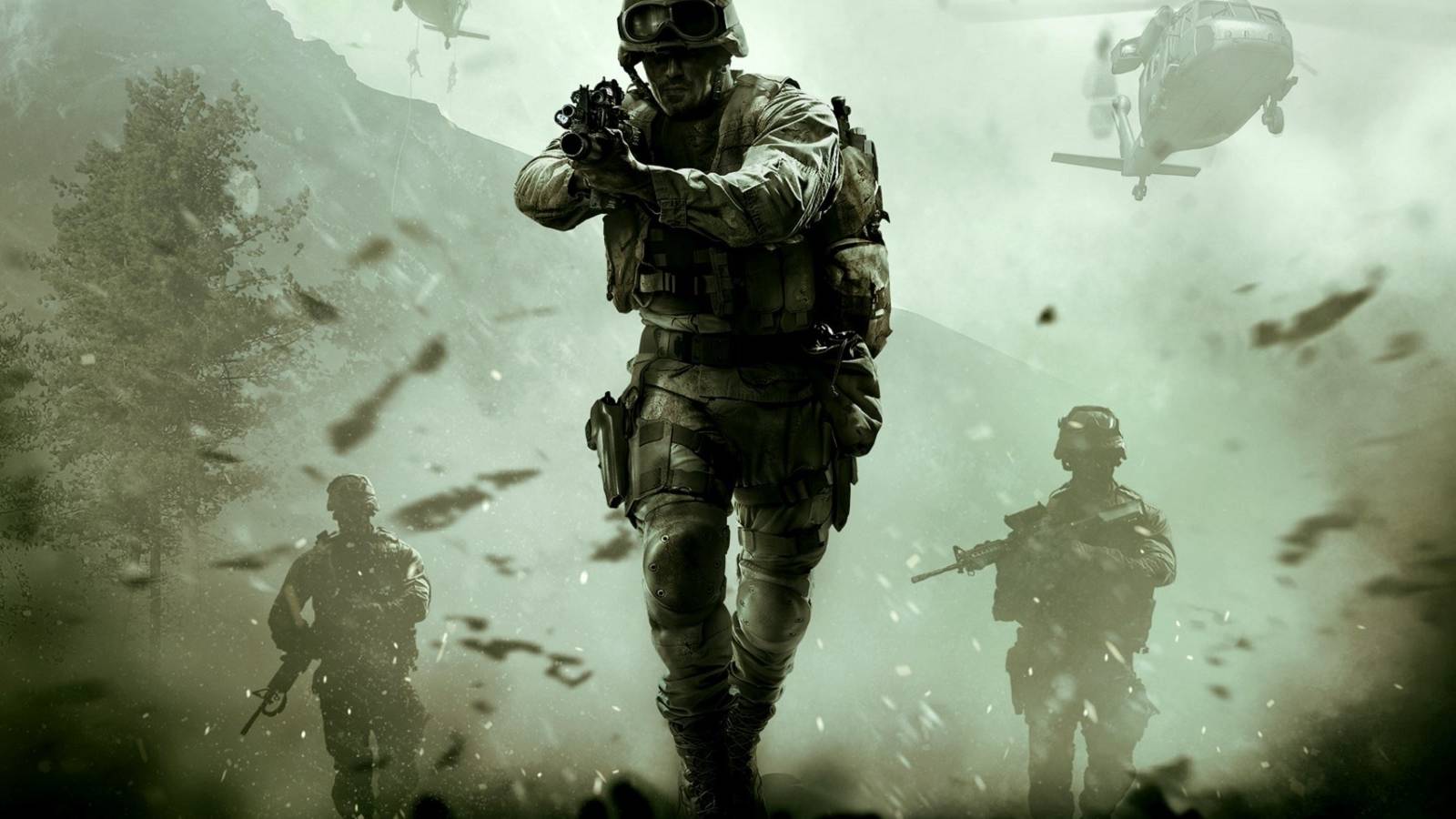 call of duty 4 key art