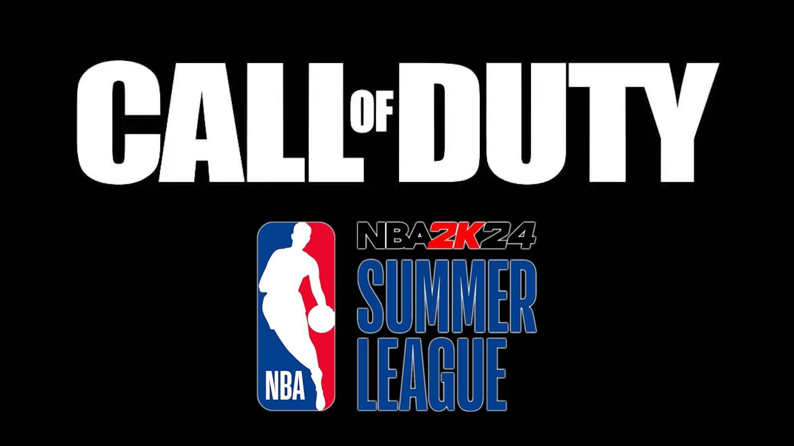 Call of Duty logo with the NBA Summer League Logo underneath