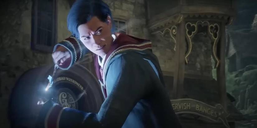 Casting Lumos Hogwarts Legacy