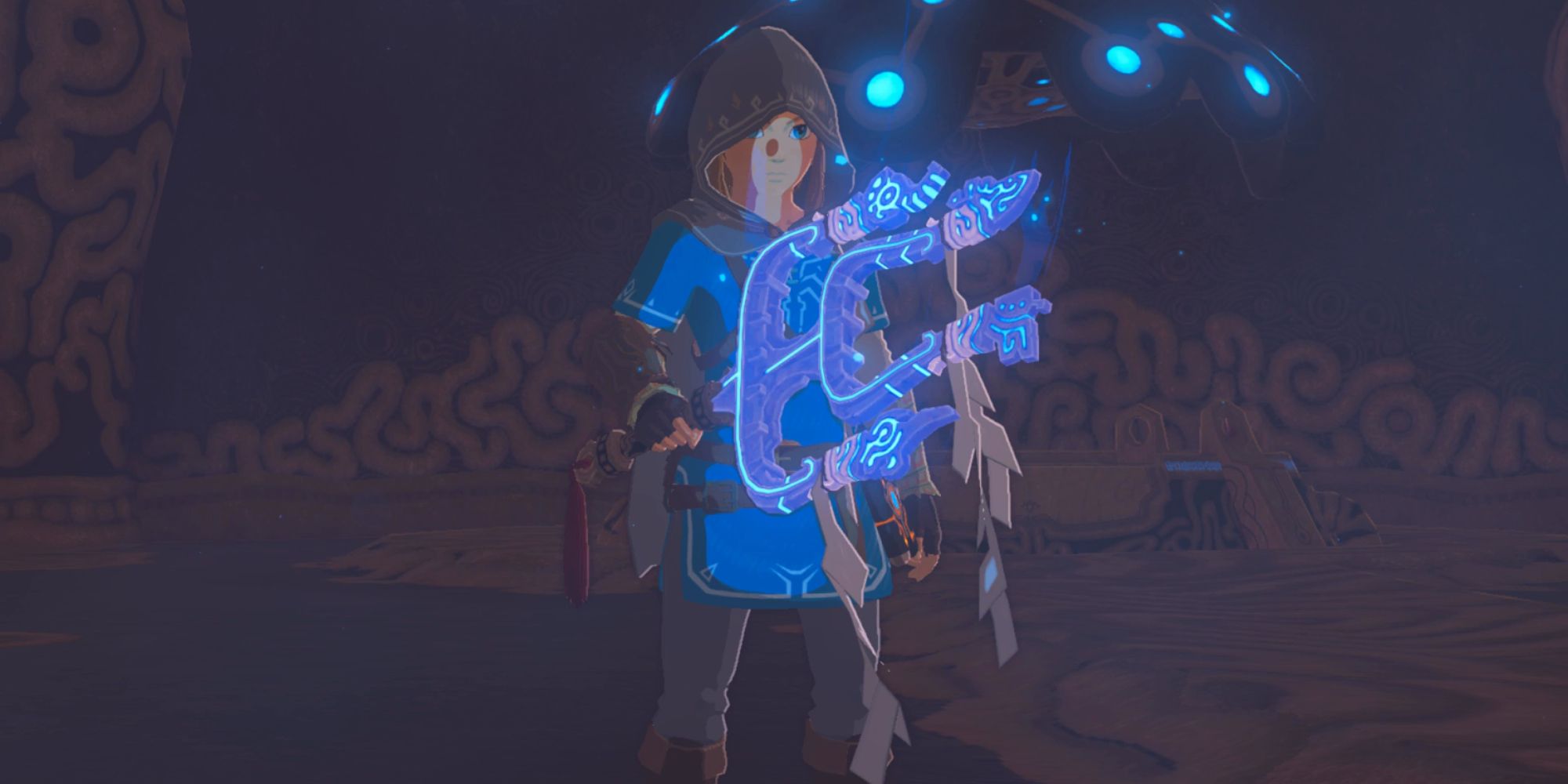 Link holding the One-Hit Obliterator in BOTW