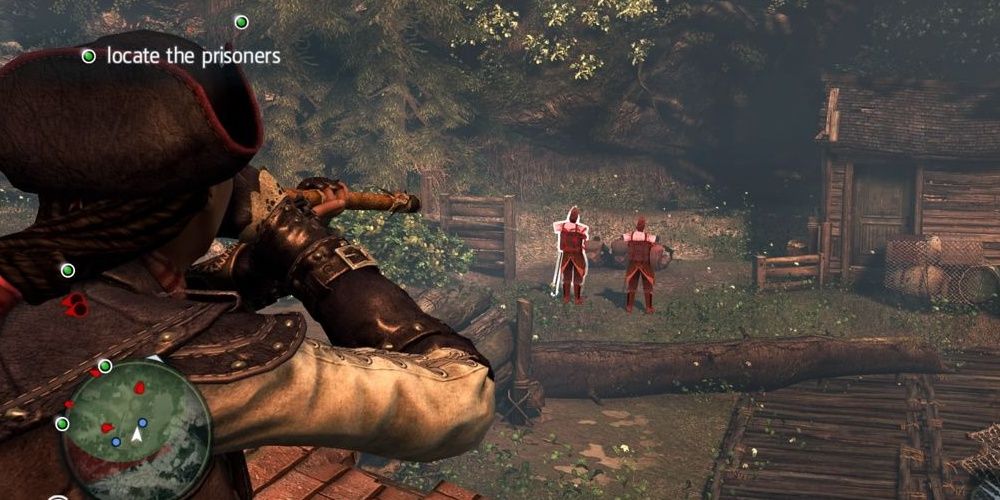 Blowdart Being Used By Aveline To Take Down Two Guards