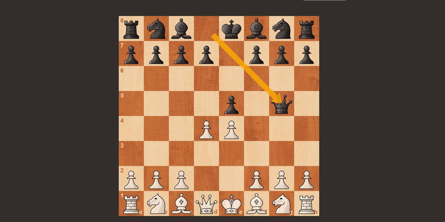 A blunder in a game of chess.