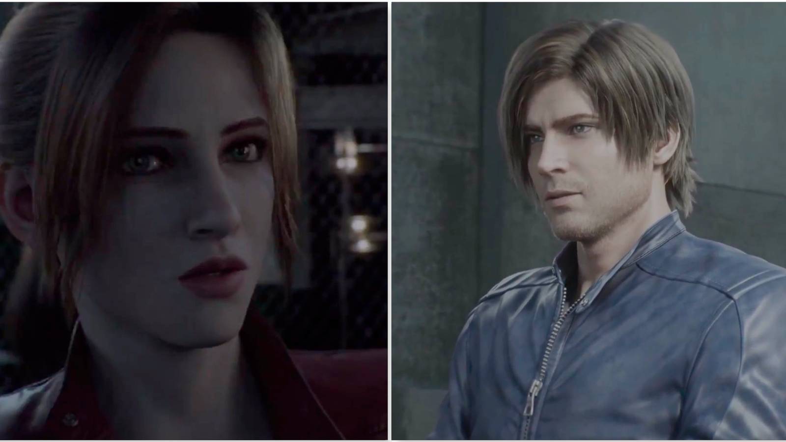 Claire and Leon in Resident Evil Death Island