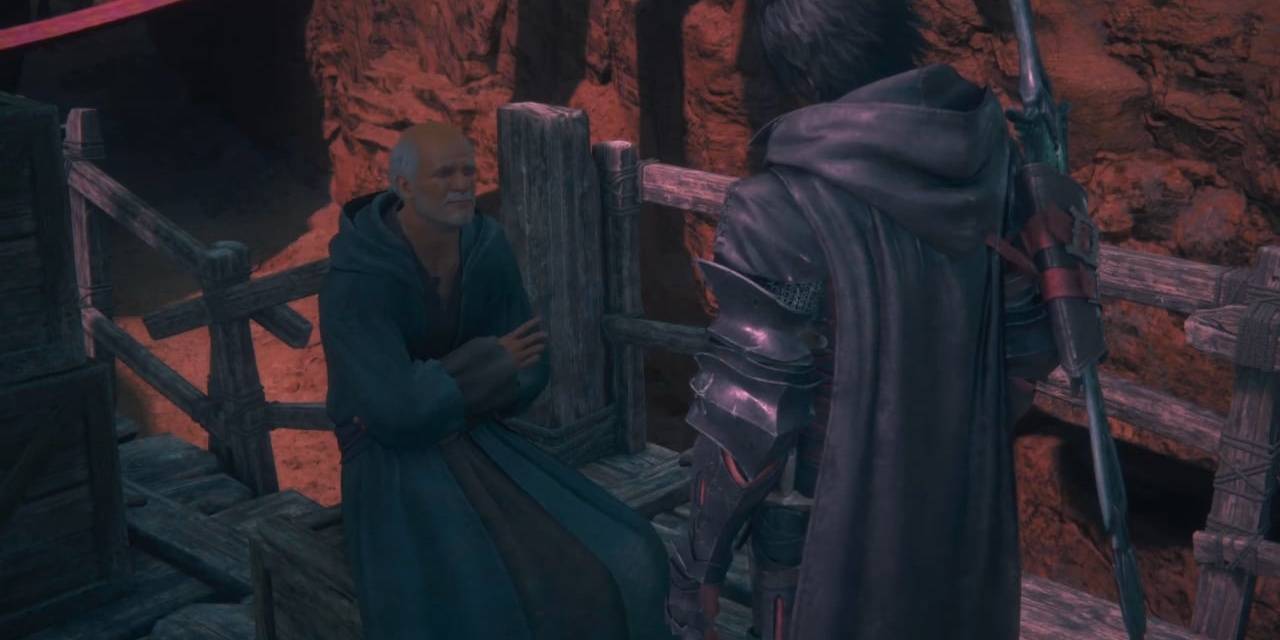 Clive y el hombre de Tabor en Final Fantasy 16 Clive y el hombre de Tabor en Final Fantasy 16