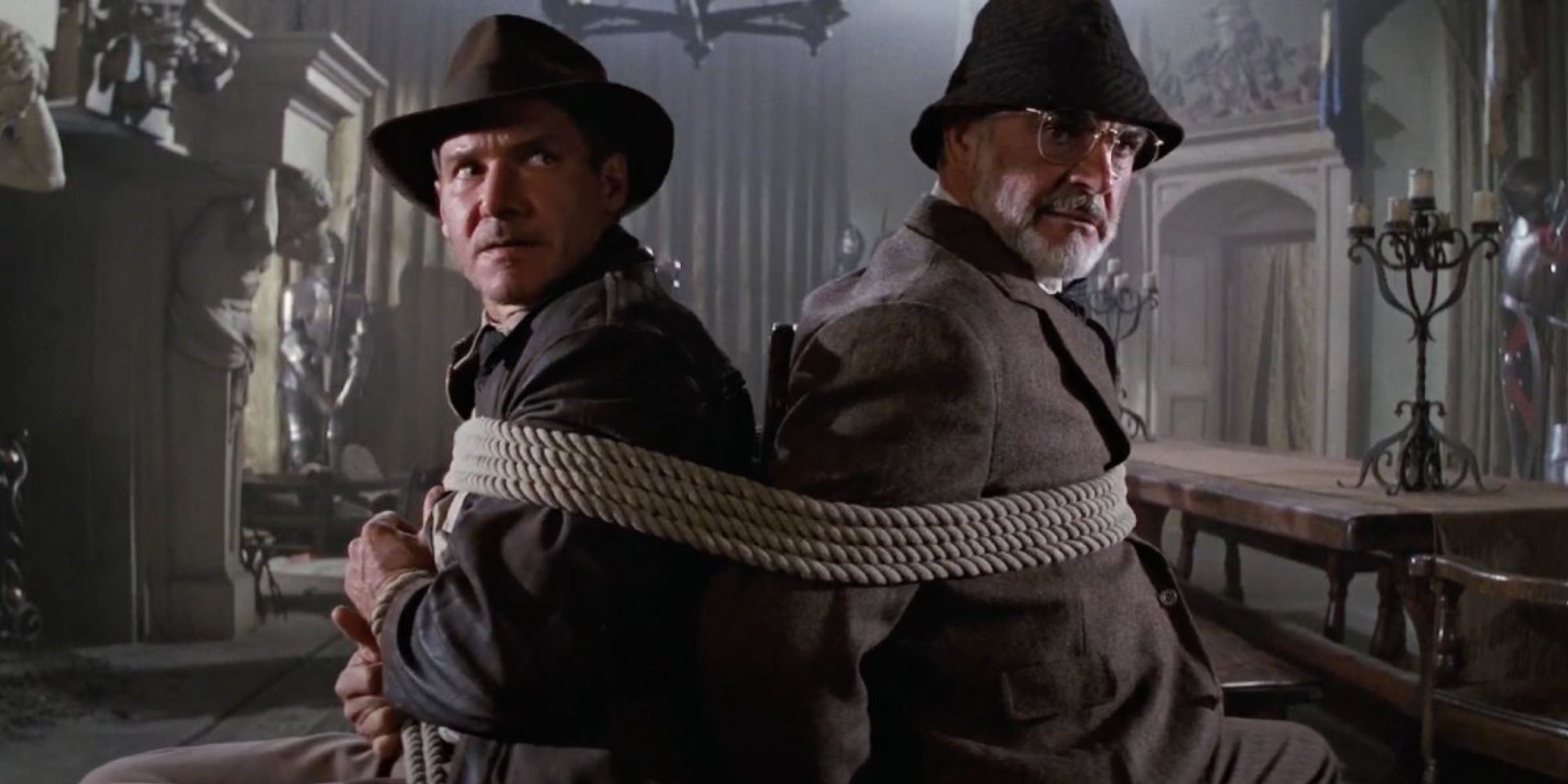 indiana jones and henry jones sr tied up