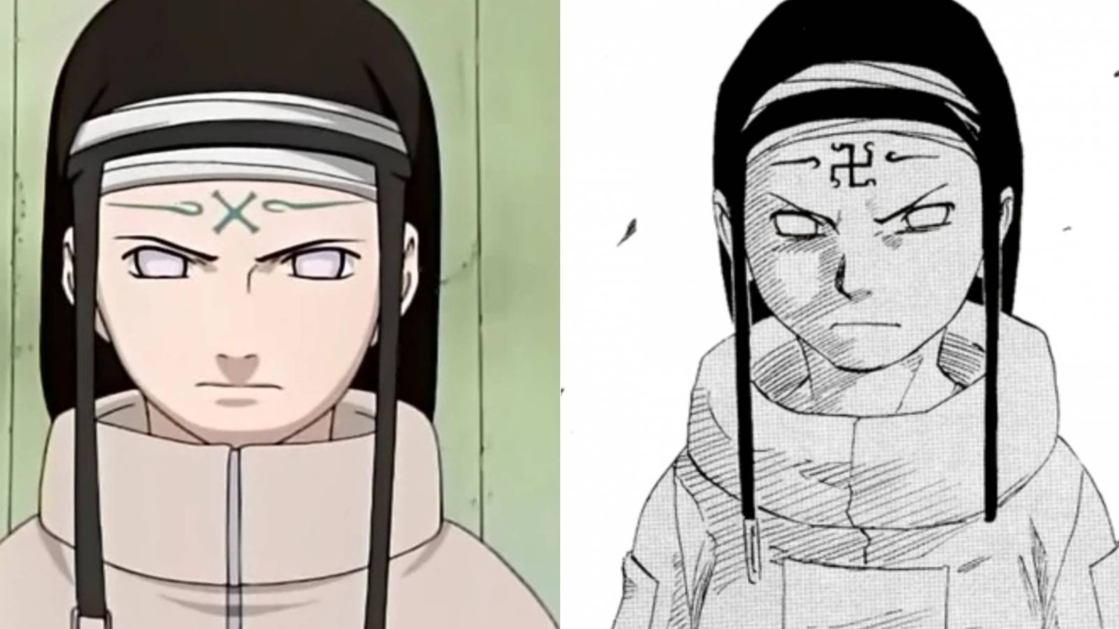 Hyuga Curse Seal in Anime and Manga