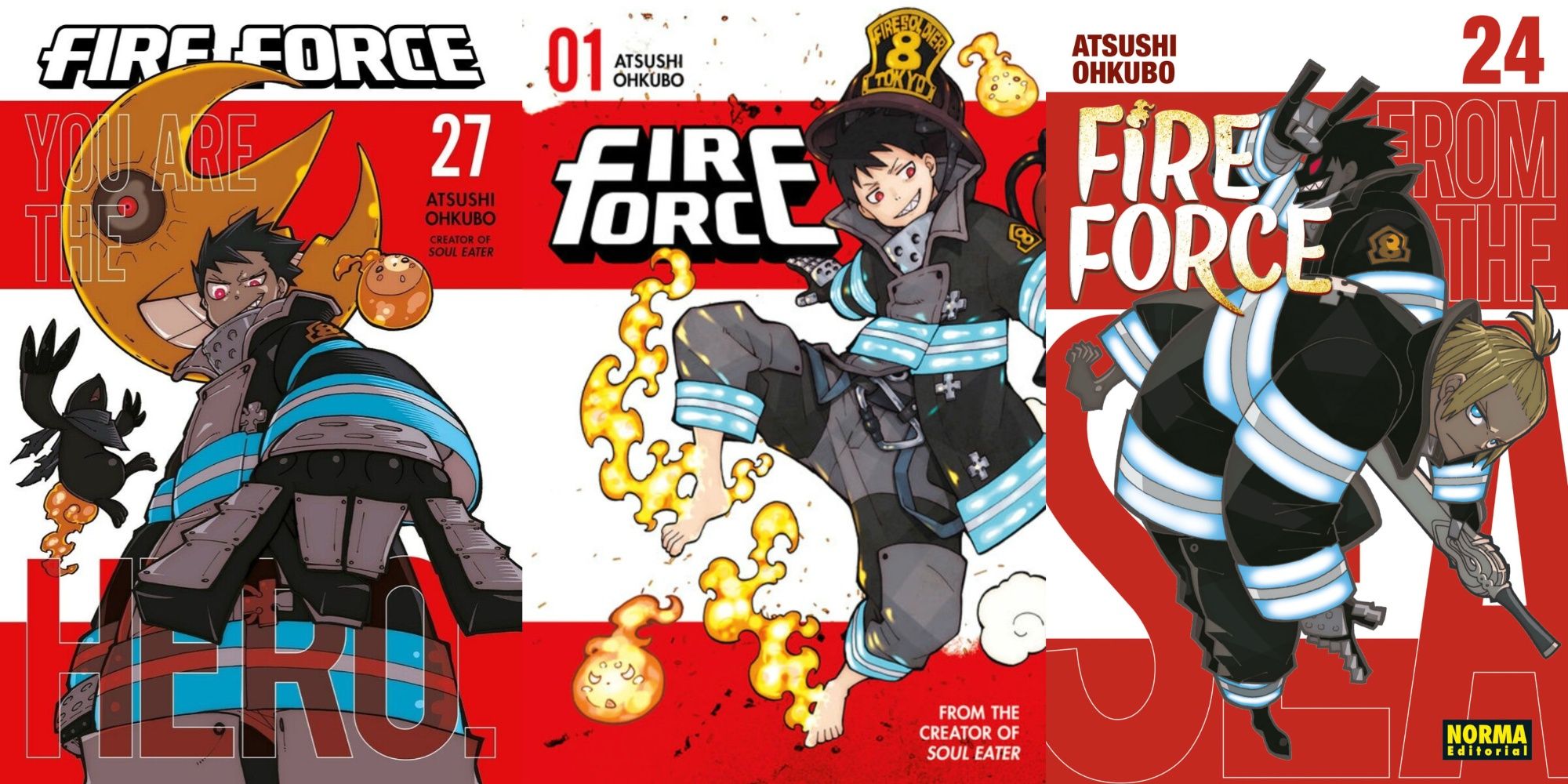 fire force manga volumes