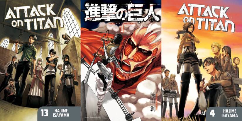 attack on titan manga volumes