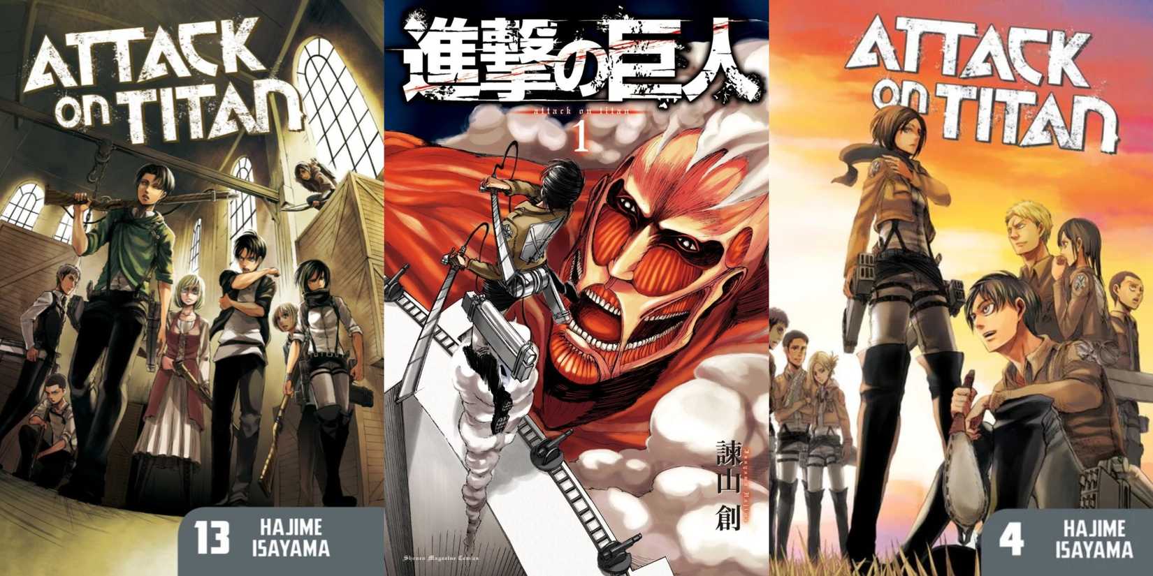 attack on titan manga volumes