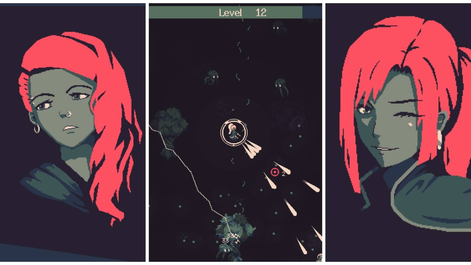 20 Minutes Till Dawn Character Select portraits / gameplay