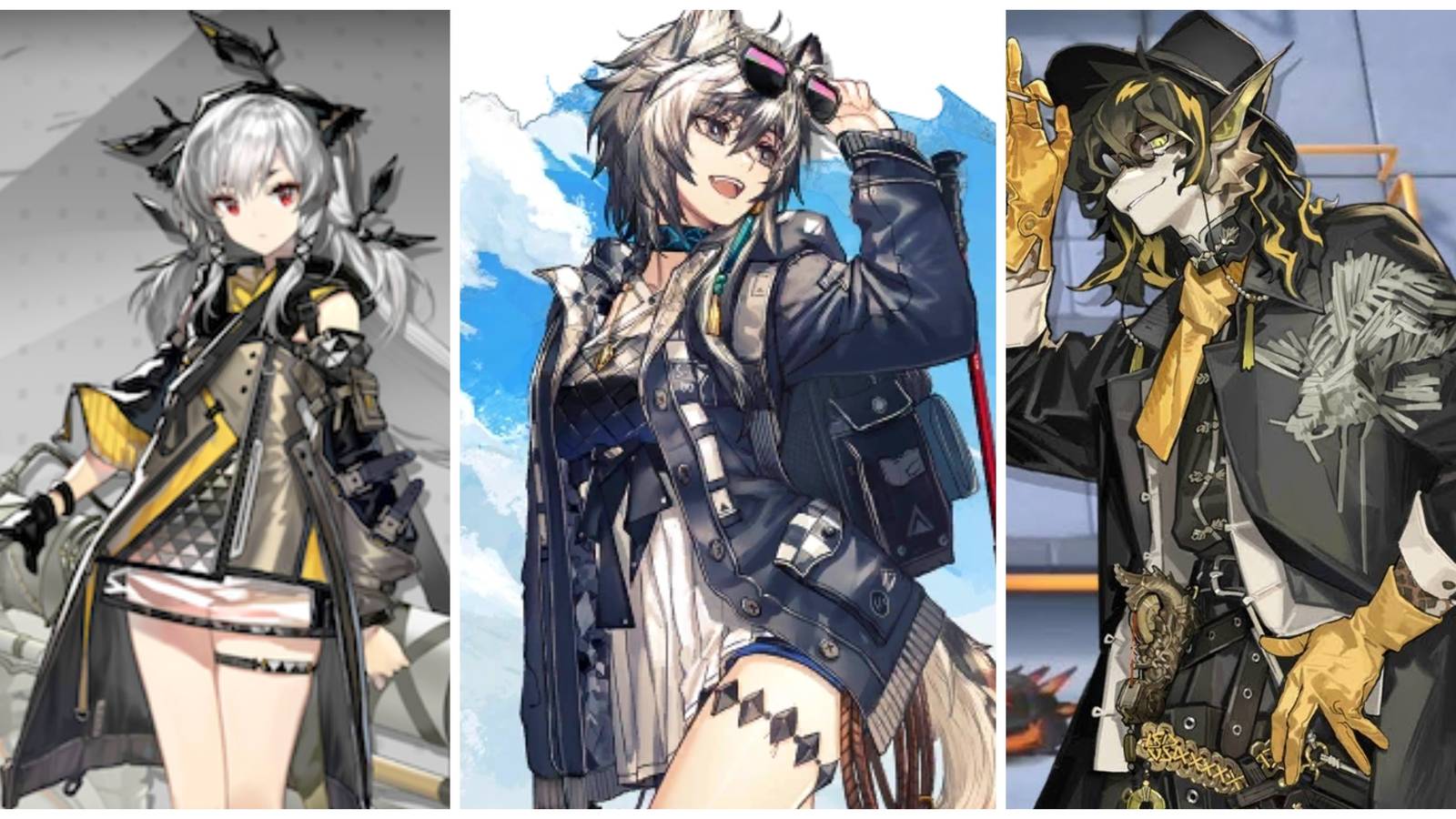 arknights lee, cliffheart and weedy