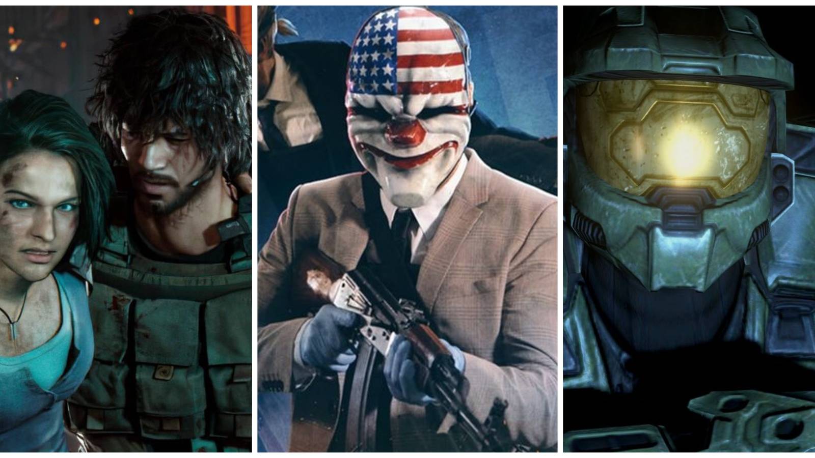 resident evil 3 characters, payday 2 dallas, halo 3 master chief