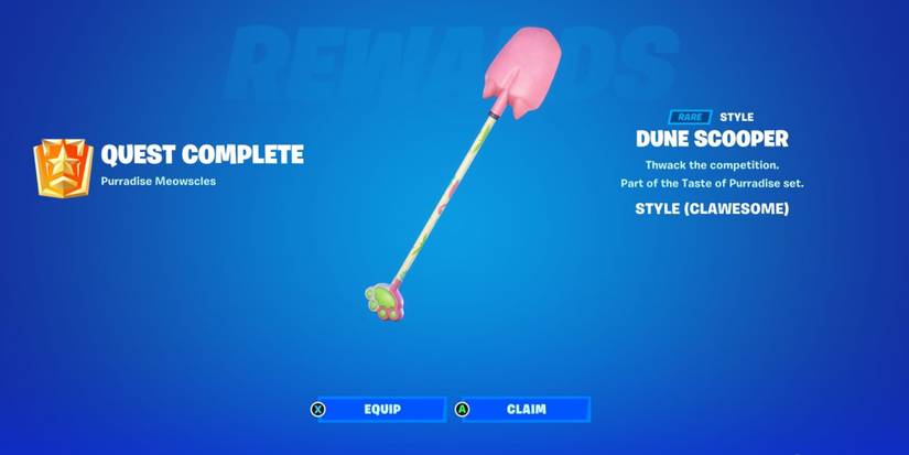 pink variant for the purradise meowscles harvesting tool