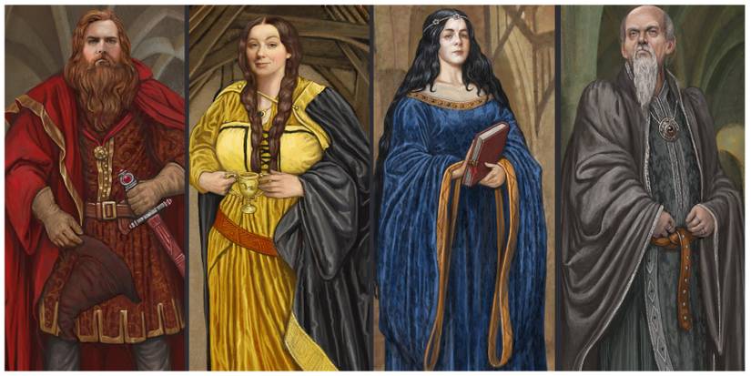 Gryffindor. Hufflepuff. Ravenclaw. Slytherin.