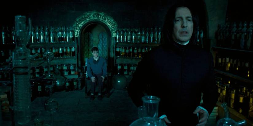 Severus Snape teaches Harry Potter Occlumency in Harry Potter and the Order of the Phoenix.
