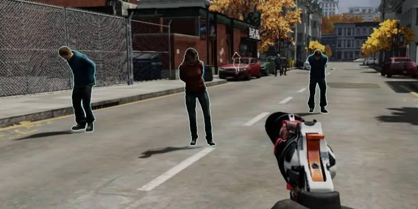 heister moving three hostages at once