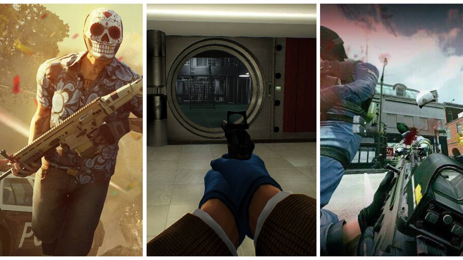 payday character, in the big bank vault, payday sliding