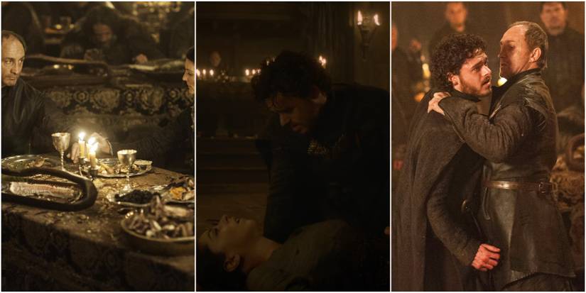 Roose Bolton Robb and Talisa Stark the Red Wedding Game of Thrones.