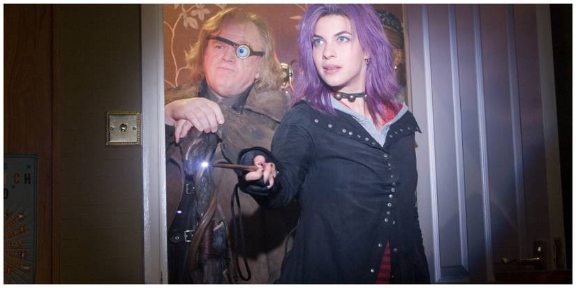 Brendan Gleeson as Alastar Moody. Natalia Tena as Nymphadora Tonks.