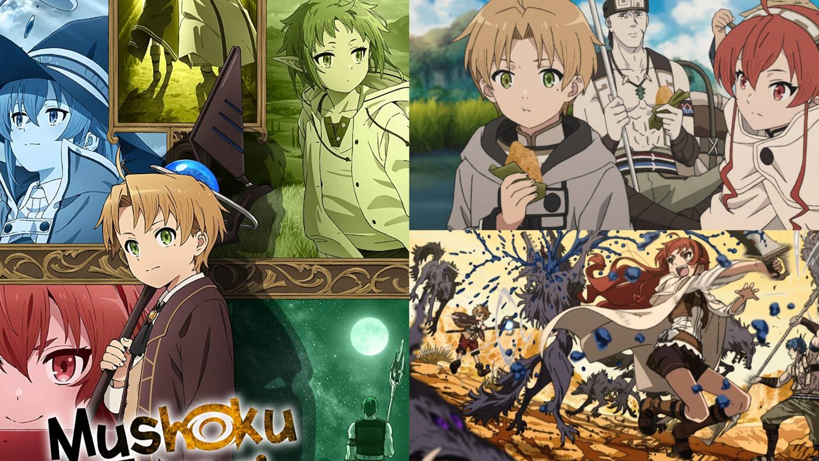 Eris, Rudeus and other Mushoku characters