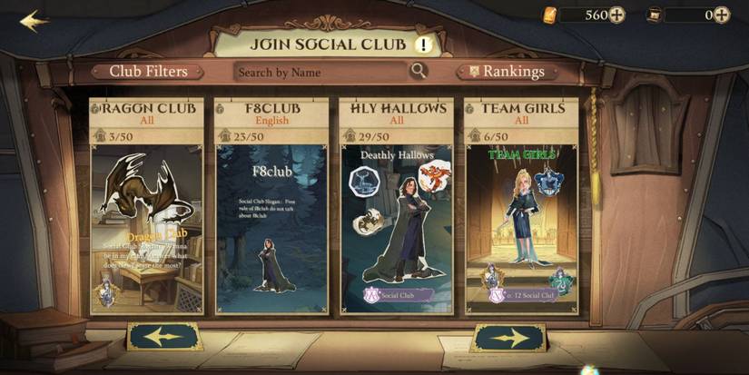Social Club in Harry Potter: Magic Awakened