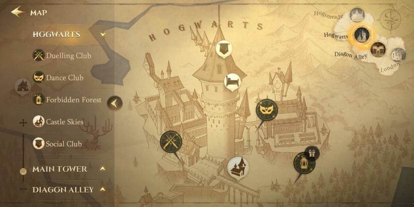 Social Club in Harry Potter: Magic Awakened